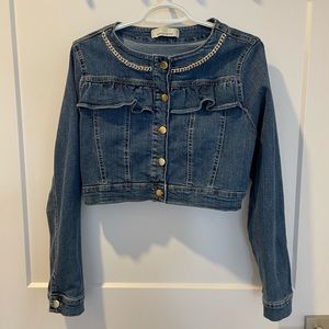 Bolero style jeans coat